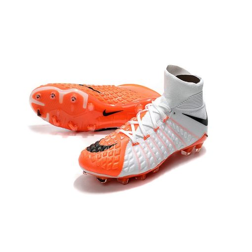 Nike Phantom Hypervenom 3 Elite DF FG - Wit Oranje_7.jpg